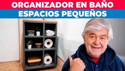Cómo hacer un organizador funcional para baños pequeños