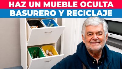 Cómo hacer un mueble para organizar el reciclaje