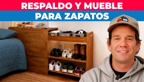 Cómo hacer un respaldo de cama con zapatero y baúl